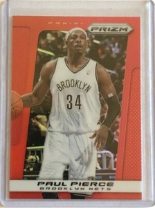 PAUL PIERCE - 2013-14 Prizm Red #55 Target insert Nets / Celtics