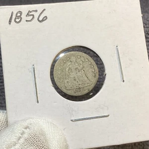 1856 HALF DIME #5 - Picture 1 of 2