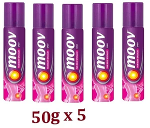Moov Pain Relief Spray For Back Pain, Joint Pain, Knee Pain, Muscle Pain 50g x 5 - Picture 1 of 6