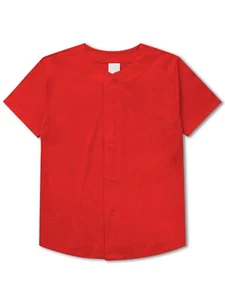 Kids Youth BASEBALL JERSEY Plain T Shirt Team Uniform Sports Raglan Tee Casual - Picture 1 of 17