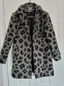 next girls leopard print coat