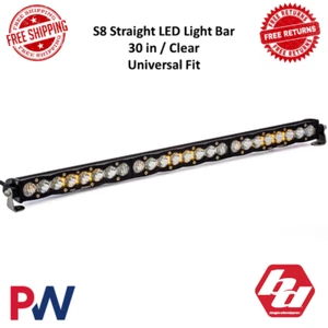 Baja Design S8 LED Straight Light Bar 30" Clear 19,050 Lumens Universal #703003 - Picture 1 of 10