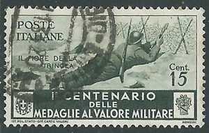 1934 REGNO USATO MEDAGLIE 15 CENT - RF5-9 - Foto 1 di 1