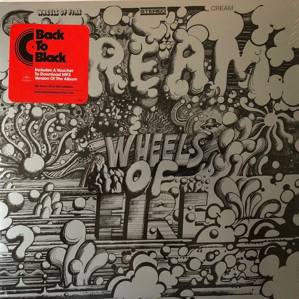 Wheels of Fire [LP] by Cream (Vinyl, Jan-2009, 2 Discs, Polydor USA)