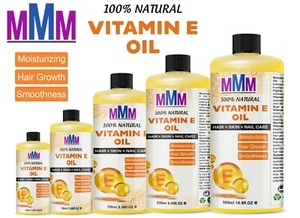 100% Natural Vitamin E Oil, Ideal for Face,Hair,Nails -Massage & Aromatherapy-UK - Picture 1 of 6
