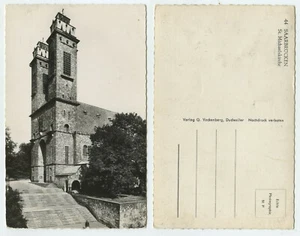 62578 - Saarbrücken - St. Michaelskirche - Echtfoto - alte Ansichtskarte - Picture 1 of 1