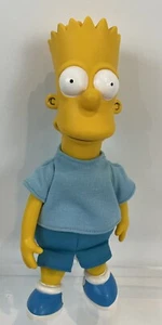 The Simpsons BART SIMPSON Plush & Plastic 10" Doll - 1990 VINTAGE- MATT GROGNING - Picture 1 of 12