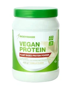 Vegan Protein Plant Based Protein Powder By BodyMass (Vanilla Flavor,400g) - Bild 1 von 1