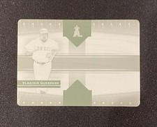 2005 Donruss Champions #87 Vladimir Guerrero Sr 1/1 Black Printing Plate Angels