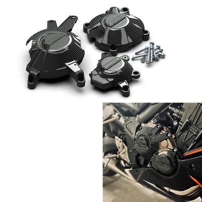 Fit for Honda CB650R 2021-2023 Motorcycle Carbon Fiber Engine Cover Foto 1 de 3