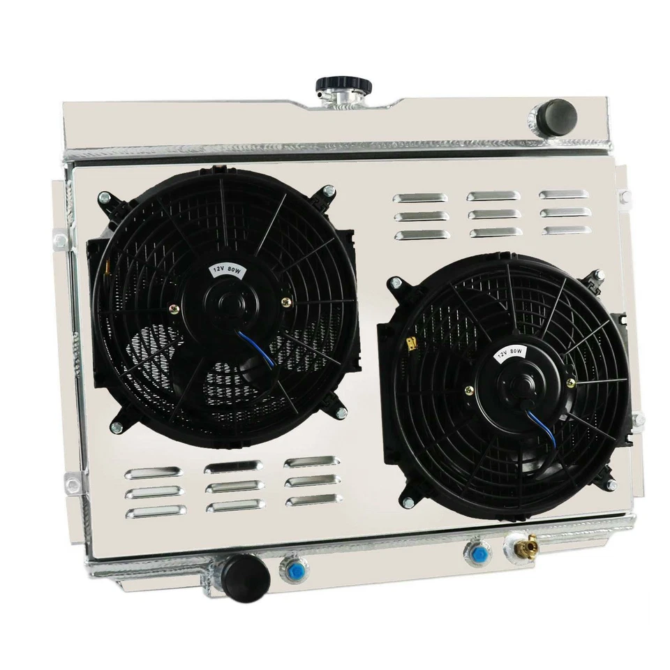 Ventilador de cobertura de radiador 4 fileiras para 1967-1970 69 68 Ford Mustang Mercury Cougar EUA - Imagem 1 de 4