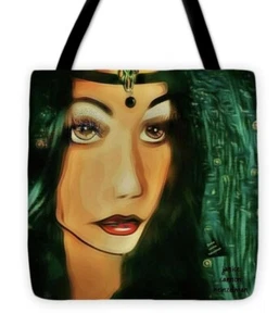 Schöne Cher skurrile Künstler Tragetasche Handtasche 16 x 16 Neu - Bild 1 von 1