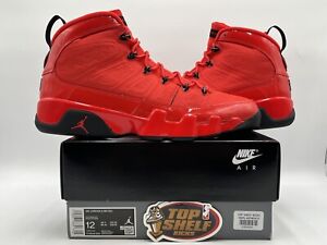 New Air Jordan 9 Chile Red 2022 Size 12 Rare Retro Authentic Red High MJ OG AJ9 