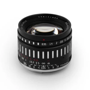 Lente de enfoque manual TTartisans 35 mm F0,95 APS-C Fujifilm Fuji X S10 XPro3 XT4 E1 - Imagen 1 de 9