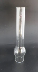Lámpara de aceite de vidrio vintage de 14/15"' chimenea 48 mm 1 7/8", marca Griffin 26,5 cm de alto - Imagen 1 de 5
