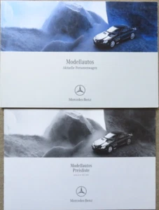 Mercedes Modellautos Prospekt brochure von 3/2004, 68 Seiten + Preisliste - Bild 1 von 7