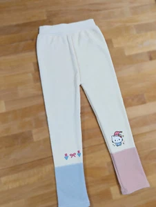 Gr.120 Neu Mädchen Hello Kitty Fleece Leggings, warme Thermo Leggings - Bild 1 von 7