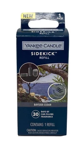 Yankee Candle Bayside Cedar Sidekick Diffuser Fragrance Refill Car Air Freshener - Picture 1 of 8