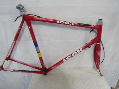 Cuadro/horquilla/tija de sillín Look KG 251 vintage de carbono Team 57 cm Jalabert Once Era Foto 1 de 4