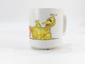 Vintage Jim Henson Sesame Street Muppets Big Bird Plastic Mug Cup 1977 - Picture 1 of 7