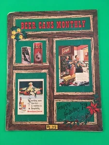 Beer Cans Monthly Magazine Dec 1979 Vintage Collecting Holidays Christmas RARE - Picture 1 of 10