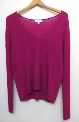 BP. Suéter Mujer Pequeño Magenta Pullover Manga Larga Cuello Redondo Ligero Top Foto 1 de 4