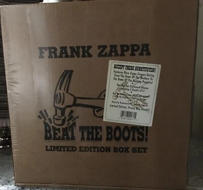 Frank Zappa "Beat the Boots" Limited Edition 8-Album Box Set - Sealed!! - Imagem 1 de 3