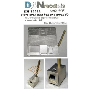 Dan Models 35511 Scale 1:35 Oven Wood Stove with and Dryer for Things Set 2 - Picture 1 of 8
