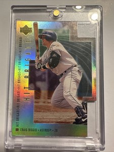 1999 Upper Deck Hit Brigade Craig Biggio Die Cut 1/1 24 Years Out Of Circulation