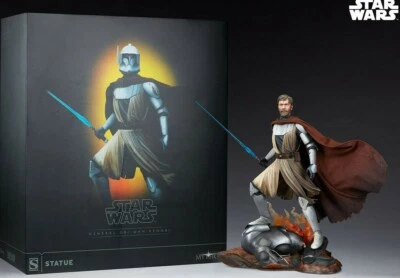 Star Wars Jedi General Obi-Wan Kenobi Mythos Sideshow Collectibles Statue Rare - Image 1 of 4