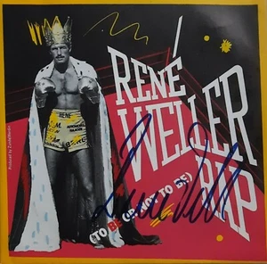 🥊René Weller RAP🥊👑Single vinyl To Be Or Not To Be 🥊🇩🇪Rarität signiert - Bild 1 von 12