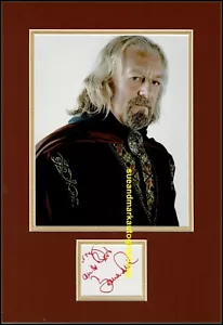 Bernard Hill Señor de los Anillos Theoden Rey de Rohan Autógrafo Firmado UACC RD 96 - Imagen 1 de 1