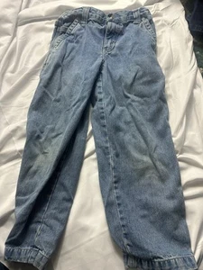 Cherokee Girls Size 6 Blue Jeans Denim Blend Elastic Waist - Picture 1 of 3