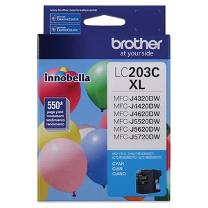 Brother LC203 Cyan Ink Cartridge High Yield (LC203CS) 1106360 - Zdjęcie 1 z 9