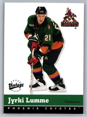 Jyrki Lumme 2000-01 Upper Deck Vintage HOCKEY #279 Phoenix Coyotes - Image 1 of 2