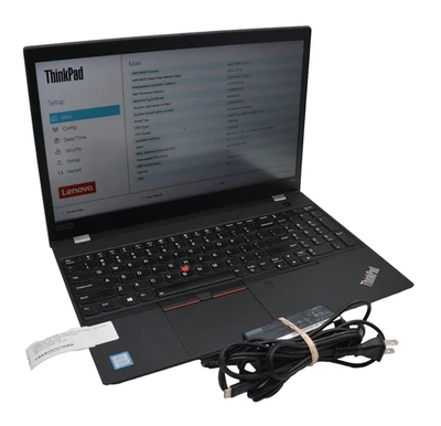 Lenovo ThinkPad T590 / i7-8565U @ 1.80GHz / 24GB RAM / 256GB SSD / No OS / Read - Image 1 of 4