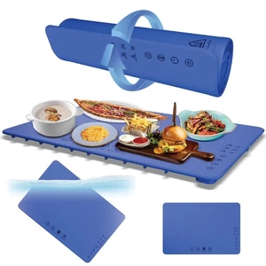 Warming Mat for Food: Food Warming Mats for Countertop - Fast Heating Silicon... - Foto 1 di 8