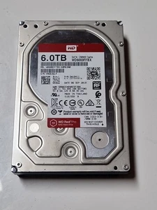 WD FESTPLATTE WD RED PRO WD6003FFBX 6TB 7200U/min 256MB CACHE SATA III 3.5" Zoll - Afbeelding 1 van 3