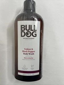 Bulldog Duschgel - 16,9 flüssige Unzen (500 ml) Vetiver und schwarzer Pfeffer Duschgel - Bild 1 von 4