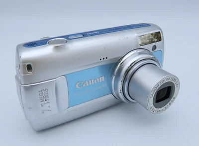 Canon PowerShot A470 Compact Digital Camera 7.1MP 3.4 X Optical Zoom 2.5'' LCD - Image 1 of 4