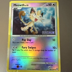 Meowth - [Platinum] 106/146 Burger King Reverse Holo - Bild 1 von 2