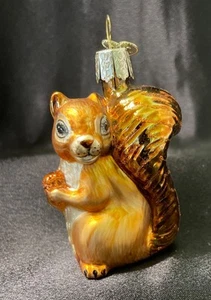 Old World Christmas Glass Ornament, Squirrel - Picture 1 of 7