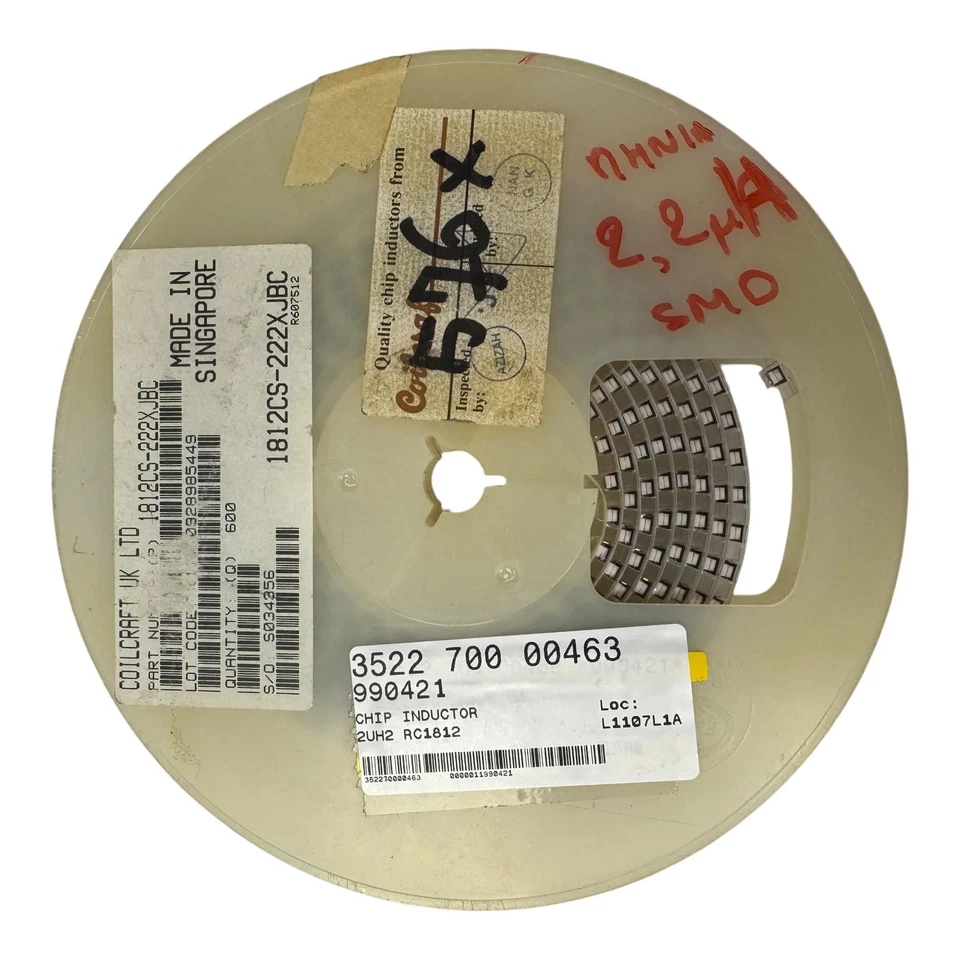 1812CS-222XJBC Coilcraft Inductor 1206 180nH 5% QTY:570 - Image 1 of 1