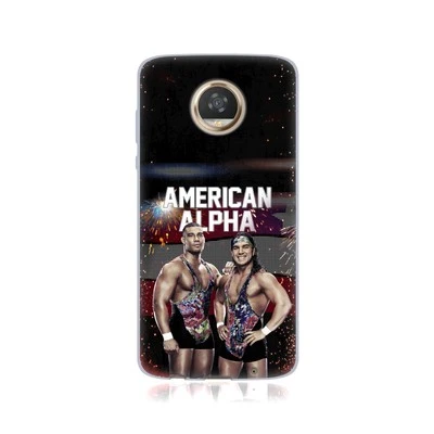 OFFICIAL WWE AMERICAN ALPHA SOFT GEL CASE FOR MOTOROLA PHONES - Image 1 of 4