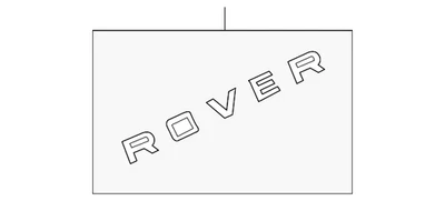 Placa de identificación genuina Land-Rover 2016-2019 Range Rover Evoque LR094562 Foto 1 de 2