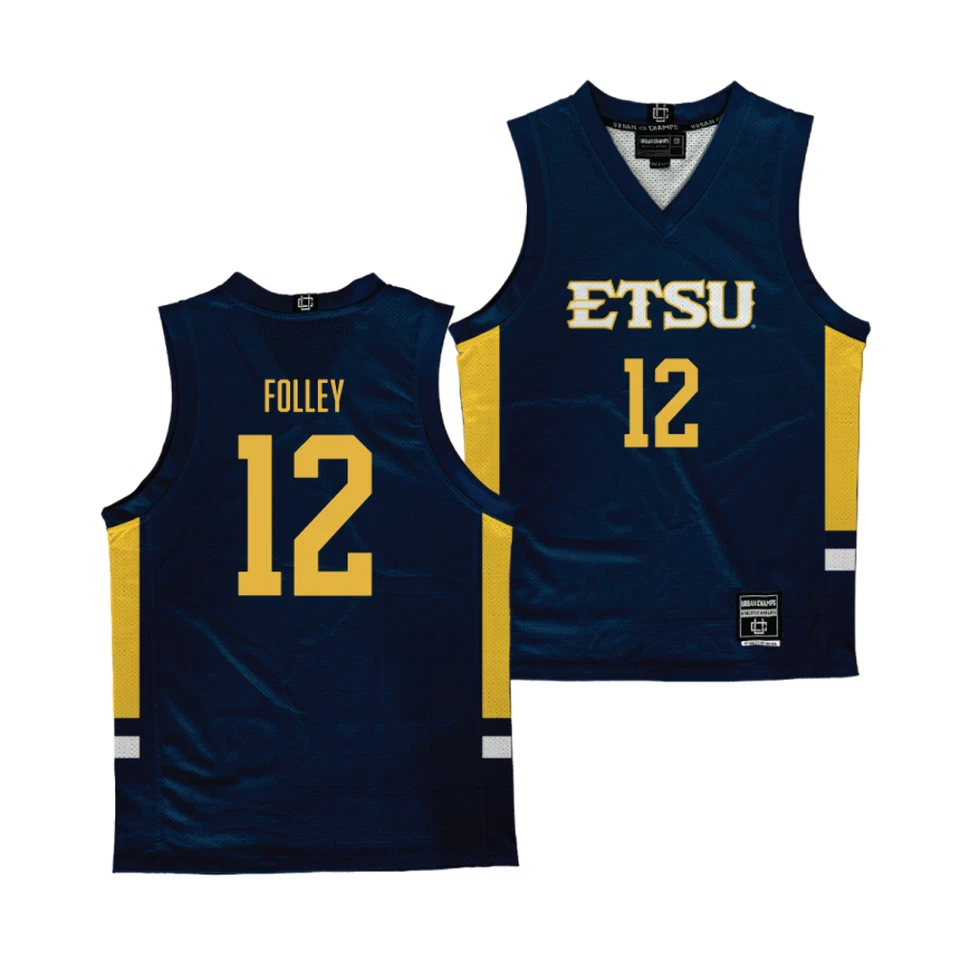 ETSU Blue Women's Basketball Jersey - Kendall Folley - Image 1 of 1