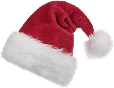 B-Land Unisex-Adulto Sombrero de Papá Noel, Sombreros de Navidad para Adultos Mujeres Hombres Extra Grueso Foto 1 de 4