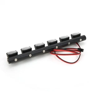 (6LED) 1/10 Scale RC Crawler Auto Dach Lichtleiste Scheinwerfer Fit Für TRX UB - Bild 1 von 6