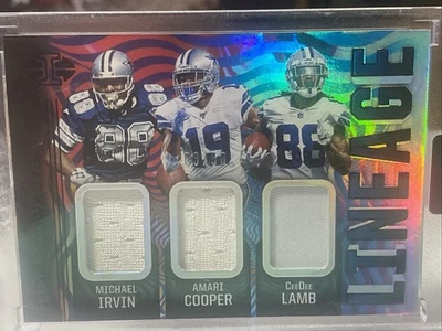 2020 Illusions Lineage Cowboys Amari Cooper CeeDee Lamb RC Майкл Ирвин /50 🔥 - Изображение 1 из 3