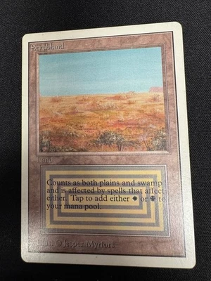 Scrubland Unlimited 2nd Edition MTG Magic the Gathering - Played - Image 1 of 4